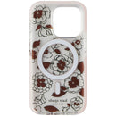 Kate Spade Defensive Hardshell Case for MagSafe for iPhone 14 Pro - Gold Floral