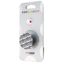 PopSockets PopGrip Stand and Grip with Swappable Top - Black/White Tapes
