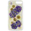 Habitu Everlast Pressed Flowers Case for iPhone 8+ / 7+ (Plus) - Daisy / Violet