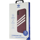 Adidas 3-Stripes Snap Case for Apple iPhone Xs/X - Maroon Red
