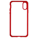 ITSKINS Hybrid Frost Case for Apple iPhone Xs/X (5.8 Inch) - Red / Transparent