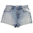 PacSun Vintage High Rise Jean Shorts - Size 30 - White Washed Blue