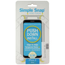 Simple Snap Tempered Glass+ Screen Protector for Apple iPhone X - White