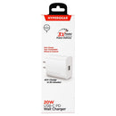 HyperGear 20W USB-C PD Fast Charge Wall Charger - White