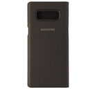 Samsung LED Wallet Cover Hardshell Folio Case for Galaxy Note 8 - Black