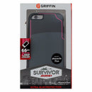 Griffin Survivor Journey Case For iPhone 6 Plus/6s Plus - Grey/Pink