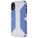 Speck Presidio Grip Series Case for iPhone XR - Microchip Gray/Ballpoint Blue