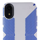 Speck Presidio Grip Series Case for iPhone XR - Microchip Gray/Ballpoint Blue