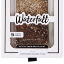 Case-Mate Waterfall Series Liquid Glitter Case for Galaxy S10e - Clear/Gold