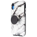 Otter + Pop Symmetry Series Phone Case for iPhone XR - White Marble