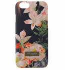 Ted Baker Salso Slim Hard Case Cover iPhone 6s 6 - Matte Black/Flowers/Orange