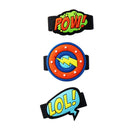 GizmoWatch Accessory Pins 3-Pack - Comic Book Style (X53CMB)