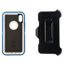 OtterBox Defender Case for Apple iPhone X - Big Sur (Beige/Corsair) Blue/White