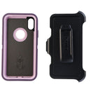 OtterBox Defender Series Case and Holster for Apple iPhone Xs /X - Purple Nebula