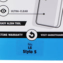 Gadget Guard Black Ice Glass Premium Tempered Glass for LG Stylo 5 - Clear