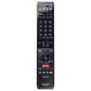 Sharp OEM TV Remote Control with Netflix Key - Black (GB005WJSA)