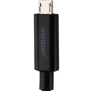 Verizon 6-foot Charging Cable W/ Built-in LED Light for Micro-USB Devices -Black