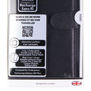 Unique London Genuine Leather 2 in 1 Folio for Samsung Galaxy (S8+) - Black