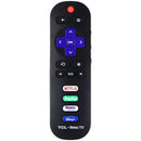TCL Remote Control (TCLRMTSC201) w/ Netflix/Hulu/Disney+ Keys for TVs - Black
