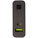 PureGear PureJuice 10,000mAh (2.4A) USB Charger with USB-C Input - Black Metal