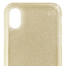 Speck Presidio Clear + Glitter Case for Apple iPhone XS & X - Clear/Gold Glitter