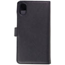 Unique London Genuine Leather 2 in 1 Folio for Apple iPhone Xs/X - Black