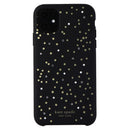 Kate Spade New York Soft Touch Case for Apple iPhone 11 - Black/Disco Dot Gems