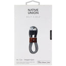 Native Union (BELT-KV-L-ZEB2) 4Ft Cable for USB Devices - Black/White