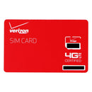 Verizon Wireless 4G LTE Micro SIM Card (BULKSIM3FF-D) for Verizon Smartphones