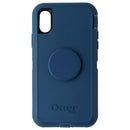 Otter + Pop Defender Series Case for iPhone Xs & X - Winter Shade Blue