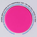 PopSockets PopGrip Phone Grip & Stand with Swappable Top - Neon Pink