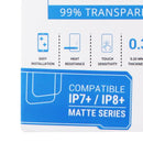 Repair Part - Matte Surface Tempered Glass for iPhone 8 Plus / iPhone 7 Plus