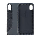 Speck Presidio Grip Series Case for Apple iPhone X - Charcoal Gray/Black