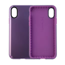 Speck Presidio Hybrid Case for Apple iPhone Xs and iPhone X - Metallic Purple