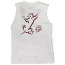 adidas Five Ten Stealth Cat Graphic Tank Top for Women - White (Size: S)