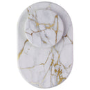 PopSockets MagSafe Swappable PopGrip and Stand - Gold Lutz Marble