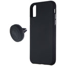 Case-Mate Tough Hard Case + Magnetic Car Mount for Apple iPhone Xs/X - Black