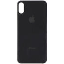 Repair Part - Back Glass Panel for Apple iPhone X - Black with Logo
