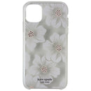 Kate Spade Hardshell Case for Apple iPhone 11 - White Hollyhock/Clear