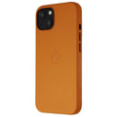 Apple Leather Case for MagSafe for Apple iPhone 13 - Golden Brown