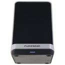 PureGear 15-Watt Fast Wireless Charging Stand for Qi Smartphones - Black/Silver