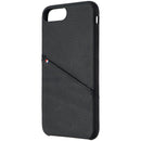 Decoded Hard Back Leather Cover Case for Apple iPhone 8 Plus/7 Plus - Black