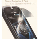 Verizon Wireless Display Protectors for Casio GzOne Commando 4G LTE (3 Pack)