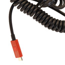 Verizon Coiled Car Charger with Micro-USB Connector and LED Light - Black