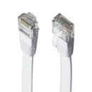 Universal (3-Ft) Flat Ethernet Patch Cable RJ45 to RJ45 - White