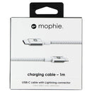 Mophie Fast Charge USB-C Cable with 8-Pin Connector - 1M Cable - White
