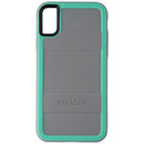 Pelican Protector Series Hard Case for Apple iPhone Xs/X - Gray/Aqua