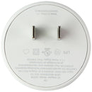 Google HUB (5V/1.4A) 7W Single USB Rounded Wall Adapter/Charger - White (A0018)