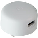 Google (5V/1.5A) 7.5W Single USB Round Wall Adapter/Charger - White (G17BW)