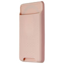 Magnetic Silicone Wallet Card Holder for MagSafe Devices - Pink